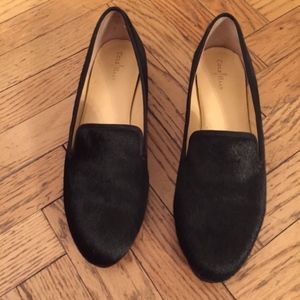 Cole Haan loafers black cow fur size 10.5